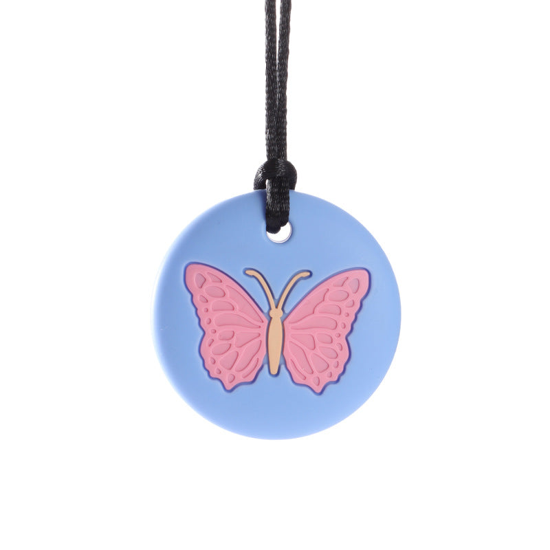 Wholesale Necklace Pendant Silicone Butterfly Teether